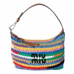 Crochet Rainbow Pouch